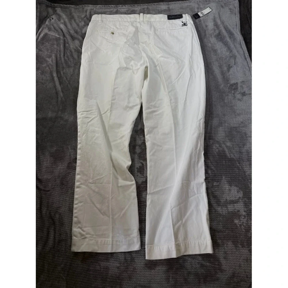 Polo Ralph Lauren Mens White Classic Cotton Chino Pocketed Pants 40x32 NWT